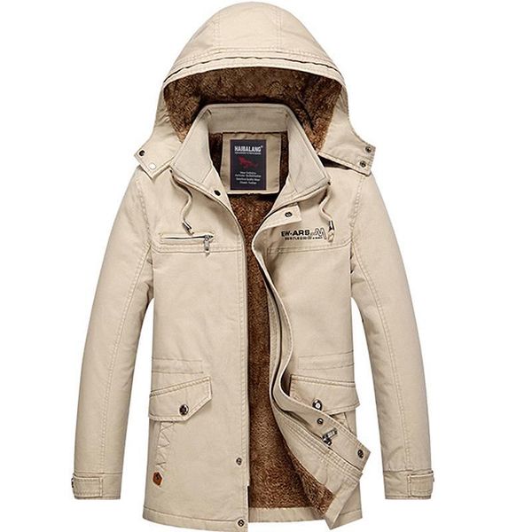 

2018 spring autumn fleece trench coat men windbreaker jacket plus size pure cotton mens overcoat washed jacket men's tide shirt, Tan;black