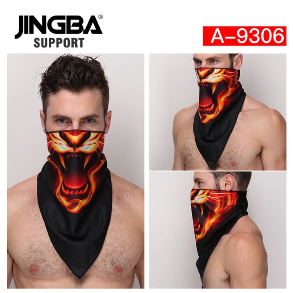 

jingba support men multipurpose cycling bandana face mask scarf headwear outdoor sport mask fishing scarf dropshipping, Black