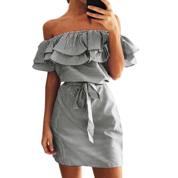 tight ruffle dress
