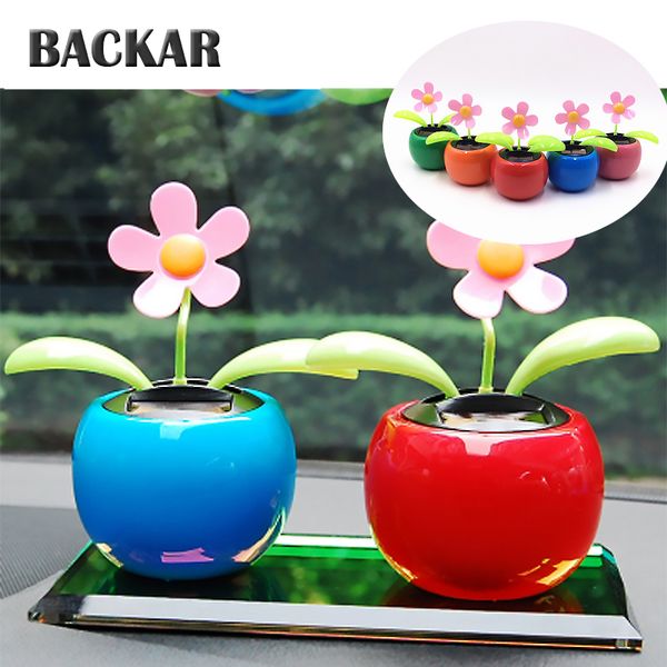

backar swing solar flower car-styling shaking head accessories for corsa d zafira b grand vitara 407 208 508