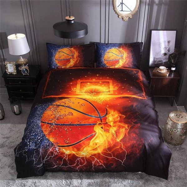 

bedding sets 35 3d sport set boy children's bed duvet cover with pillowcase 2/3 pcs double