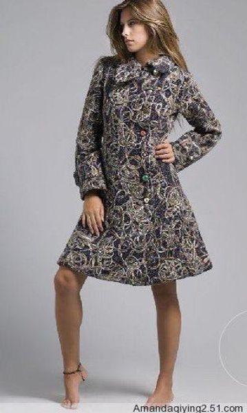 

2019 deg espanhol populares logotipo senhora bordados тренчкот casaco, Black