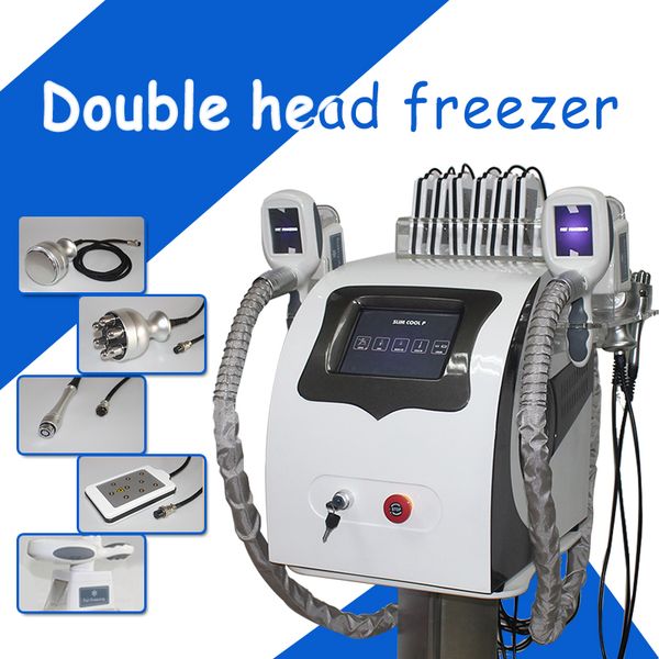 

аппарат для похудения fat freezing 2 головки для замораживания жира могут работать вместе ультразвуковая кавитация rf lipo laser для похуден