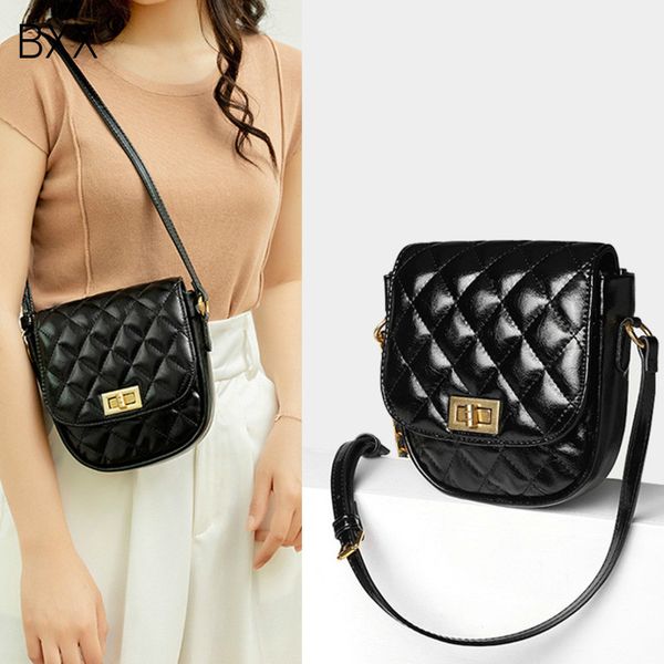 

bxx] women's single shoulder crossbody bag all-match flap 2019 diamond lattice chain package pu leather messenger bag hg900
