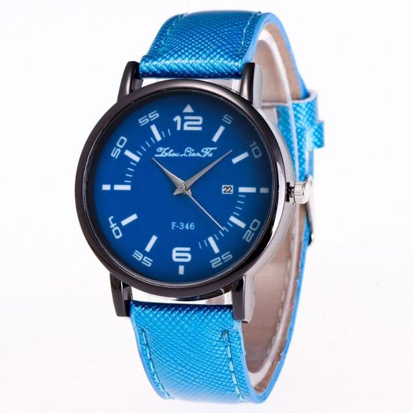 

luxury fashion trendcy blue dial leather strap women quartz watch women valentine gifts girls 2018 shiny bracelet business, Slivery;brown