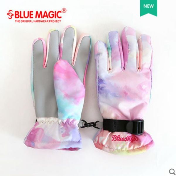 

new winter ski gloves children golves waterproof waterproof snowboarding fleece thermail skiing men woman snow gloves for girl