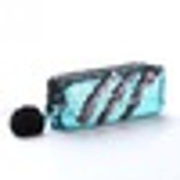 

new fashion sequins cosmetic bags women cute hairball pendant make up bag girl's travel makeup pouch #20