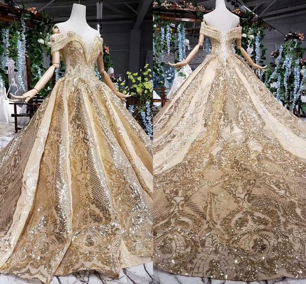 

роскошное золотое бальное платье с блестками и блестками свадебное платье дубай арабский кружева аппликация бисером с плеча корсет назад при, White