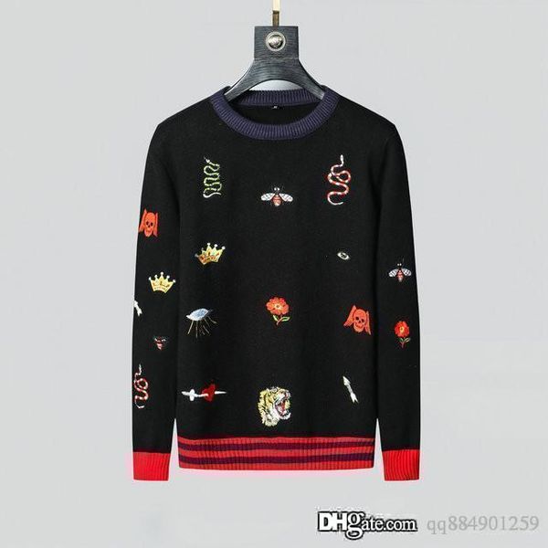 

2019 горячий дизайнерский свитер женщины мужчины белый черный толстовки роскошная одежда роскошные женщины дизайнерские свитера осень-весна, White;black