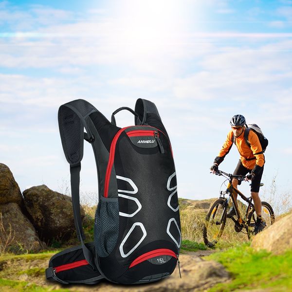 ROSWHEEL Outdoor Sport Cycling Bag 15L Backpack Ultralight Bicycle W// Rain cover