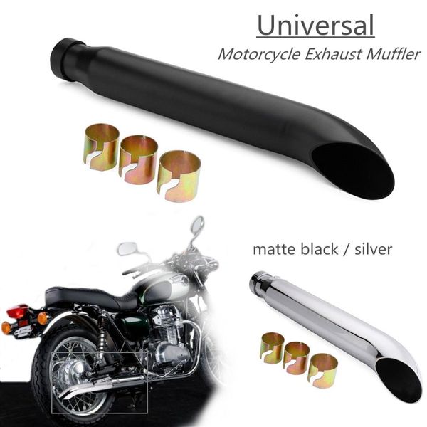 

universal motorcycle cafe racer exhaust pipe muffler tail tube for bobbers / crf230f crf150f