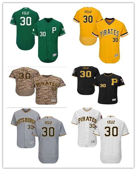 

пользовательские бесплатная доставка бейсбол кофта питтсбург pittsburghpirates 30 нефтали фелиз мужчин, женщин, молодежи красный белый высок, Blue;black
