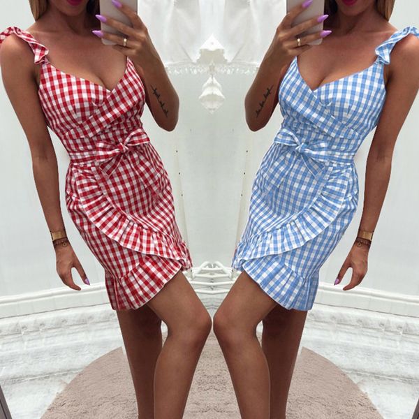 

arrival suits women's plaid ruffle off shoulder pencil short midi dress vestidos de fiesta robe vadim women neck snake pattern, Black;pink