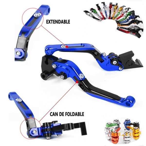 

for yamaha yzf r6 1999 - 2004 2003 2002 2001 2000 cnc motorcycle folding extendable moto adjustable clutch brake levers