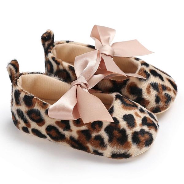 

children toddlers cute girl leopard print tie soft newborn infantil anti-slip canvas baby shoes prewalker walking kids 2020 new