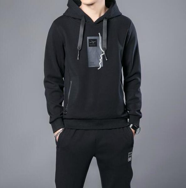 

new designer tracksuits for mens sportswear with pattern fashion brand tracksuits breathable long sleeve mens joggers -4xl optional, Gray