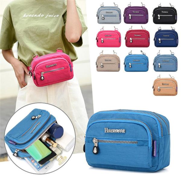 

fashion casual bag solid color soft women shoulder bag nylon waterproof elegant daily shopping handbag vertical square bags