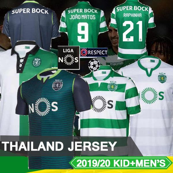 

thailand sporting cp lisbon soccer jersey phellype 2019 2020 sporting cp fernandes football shirt acuna wendel jerseys dost soccer shirts, Black;yellow