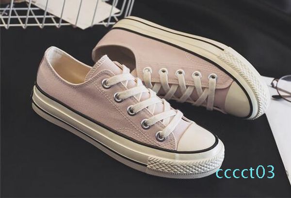 

new classic canvas men skateboard designer shoes men sneakers women casual sneakers 2018 plimsolls 9 color ct03, Black