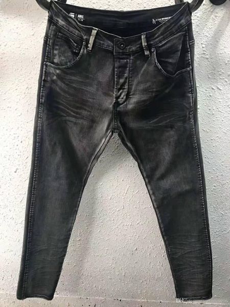 

mens designer jeans black style famous casual slim fashion high street hip hop jeans motorcycle summer trousers pencil pants us size 30-38, Blue
