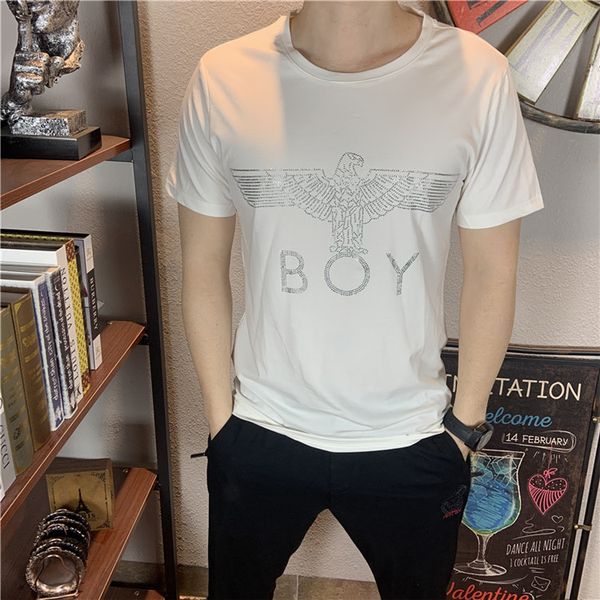 

factory wholesale new color block letter brand short sleeve tee black and white double thread thin cotton fabric dhl shipping k2