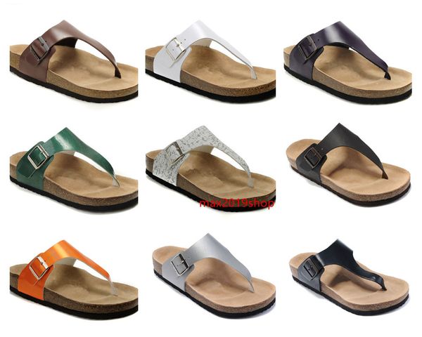 

fashion famous brand arizona men flat heel sandals women multaicolor summer casual shoes buckle genuine leather wholesale
