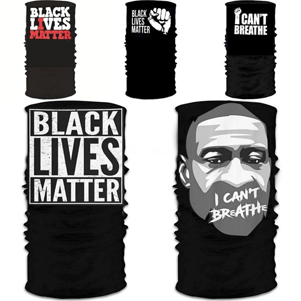 

i cant breatheoutdoor women men sports bandana scarf headwear face mask riding camping cycling headscarf tube wristband headband #558, Black