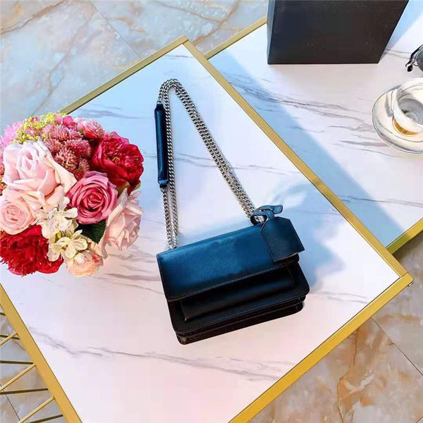 

women designer handbags luxury bag Sint Larent crossbody messenger shoulder bags purses good quality pu leather chain bag 2019 new fashion