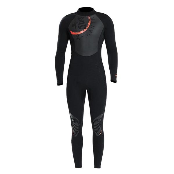 

women men neoprene 3mm wetsuit scuba diving full suit rash guard black