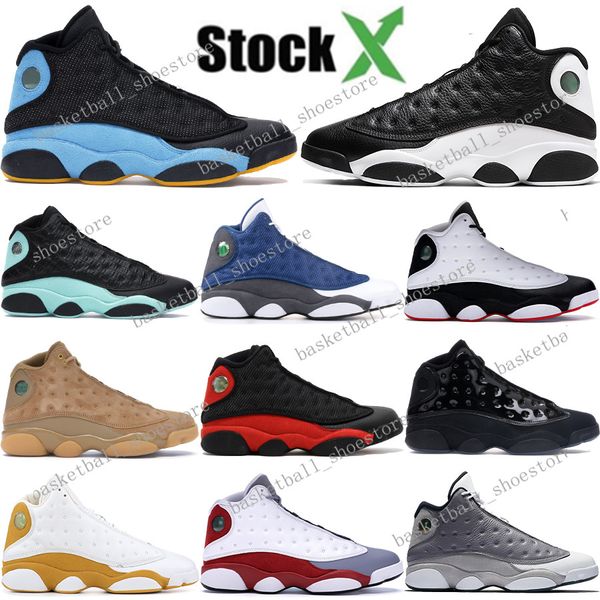 

new 13 13s mens basketball shoes wolf grey island green black cat history of flight he got game dmp sports sneakers 7-13ninesix