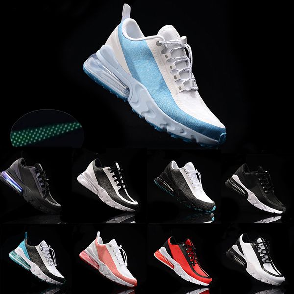 

2020 phantom demon react speed runner shoes utility triple black white grey oreo waterproof chameleon luminous sports running sneakers