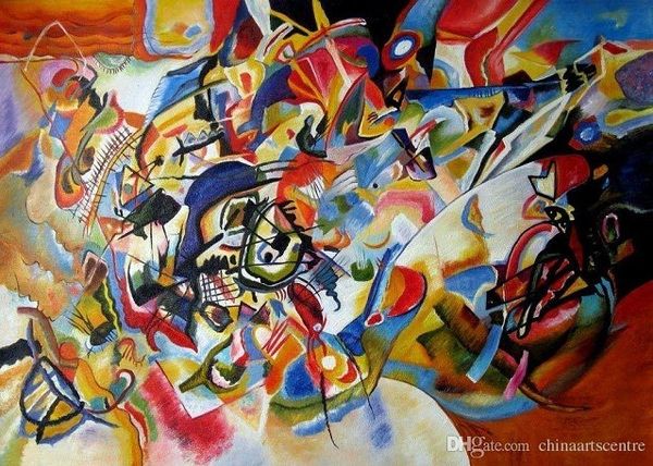 

va. кандинский композиция vii репро высокого качество расписанного абстрактное искусство картина масло на холст wall art home deco g92