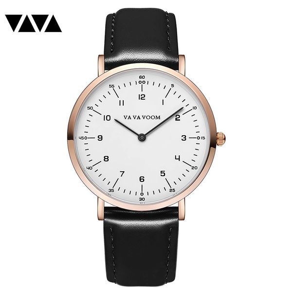 

minimalist watch men quartz digital dial business male wristwatches trendy style gentleman relogio masculino personality design, Slivery;brown