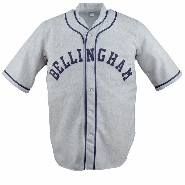 

Bellingham Chinooks 1938 Road Jersey 100% Stitched Embroidery Logos Vintage Baseball Jerseys Custom Any Name Any Number Free Shipping