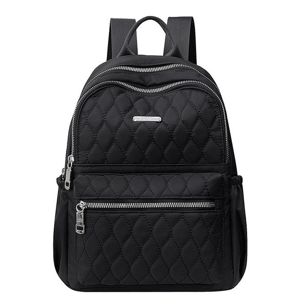 

new diamond backpack female trend korean fashion casual nylon female bag large capacity backpack