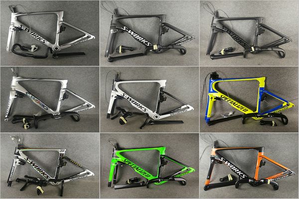 

Sale t1000 ud via carbon road frame handlebar tem front and rear brake with 49 52 54 56 58cm for your election hipping