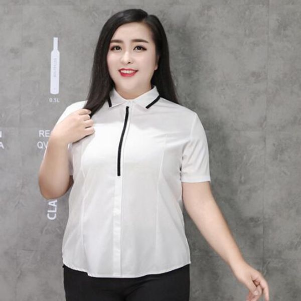 

retro 2020 social summer blouses white ladies shirts plus size blouses for women 7xl 8xl 9xl blusas femininas elegant a434