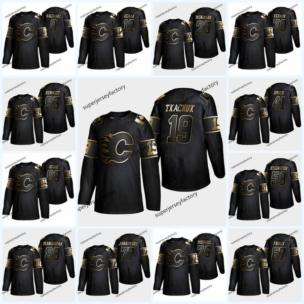 

Golden Edition Calgary Flames Jersey 23 SeanMonahan 93SamBennett James Neal Gaudreau Mikael Backlund Matthew Tkachuk Giordano Elias Lindholm
