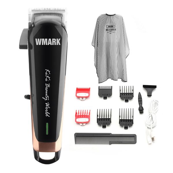 Wmark Professional Cordless Hair Cutter Hair Trimmer 6500 Rpm Hair