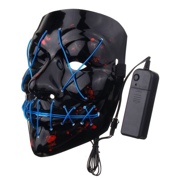 

funny led light up flash mask halloween party night club festival men women costume cosplay led novelties mask dj