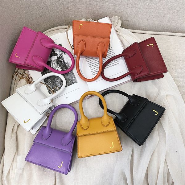 

fashion girl handbag 7 colors wild color temperament shoulder messenger bag female shopping wallet simple small square bags mjy748, Black
