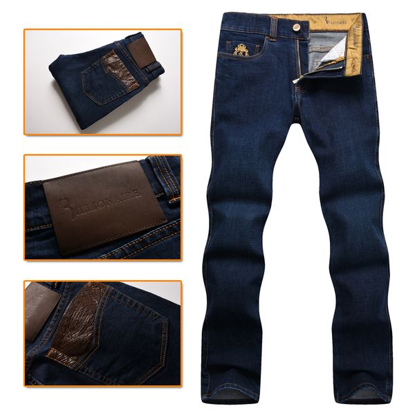 

italian couture jean men's 2016 popular autumn and winter commere fashion gentleman ing, Blue