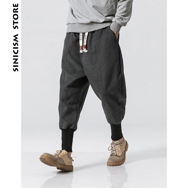 2019 Sinicism Store Winter Pants Men 2018 Mens Harajuku Ankle Banded Joggers Pants Male Streetwear Thick Chinese Style Sweatpants 5xl T2190606 From