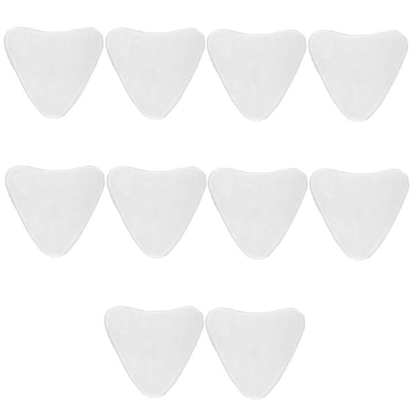 

10pieces anti-wrinkle chest silicone reusable triangular transparent pads