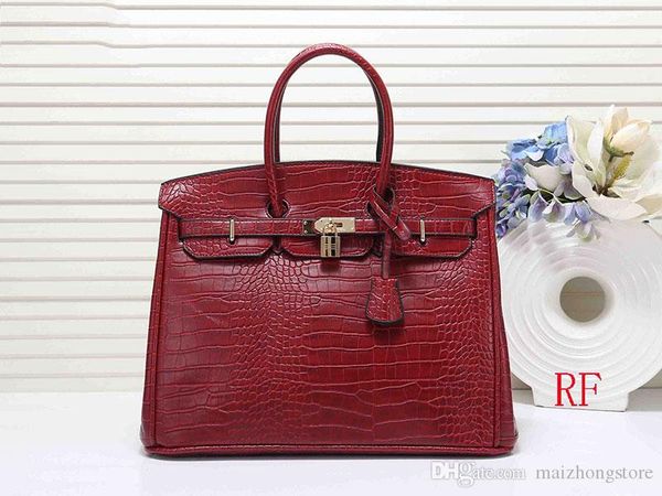 

designer handbags 30cm 35cm crocodile pattern women designer bags fashion tote purse bag women designer handbags