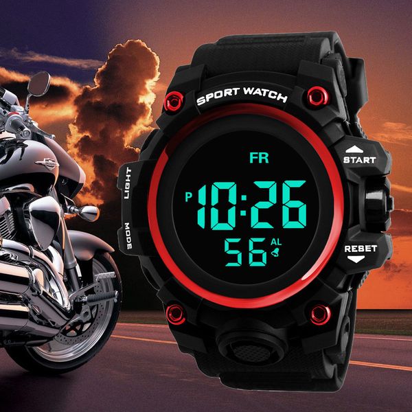 

ccq men watch luxury men analog digital sport led waterproof wrist watch gift digital 2019 fashion a5, Slivery;brown