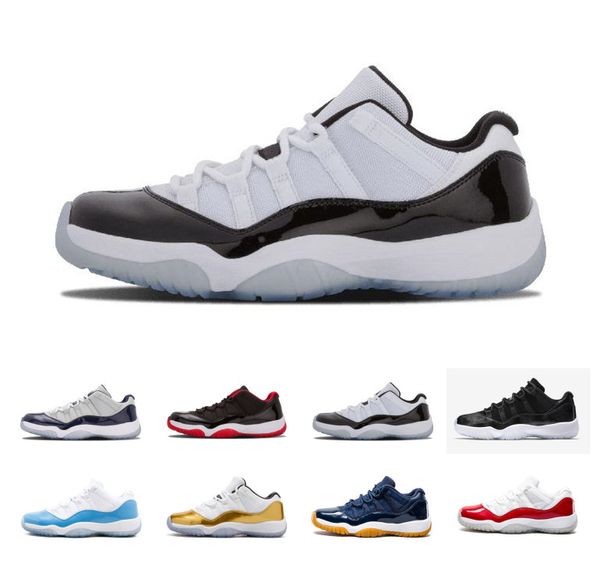 

low concord 45 11s xi platinum tint men basketball shoes 11 bred space jam cap and gown prm sports sneakers us 7-13, White;red