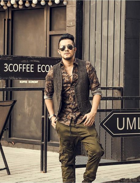 

groom vests for wedding party groomsmen vests slim fit men's vests plus size british style attire waistcoat wear business suit, Black