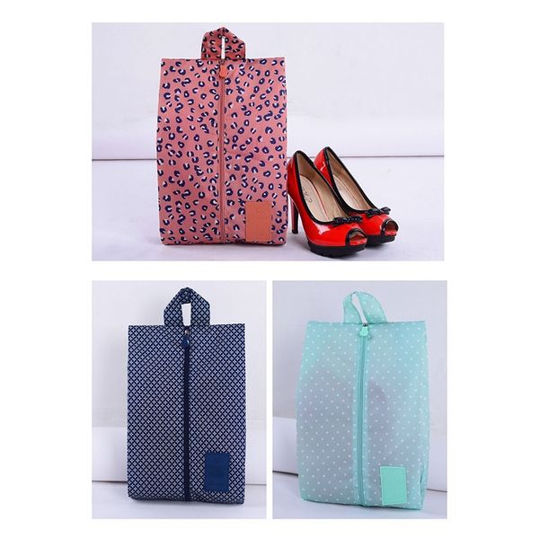 

travel folding shoe bag multi-colored portable waterproof storage organizer zipper toiletry makeup storage pouch organizer bag