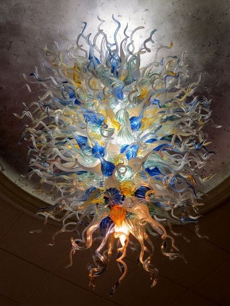 

современные выдувное стекло люстры источник света сид ac 110v 120v 220v 240v муранского стекла подвеска лампы